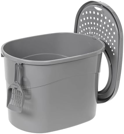 Amazon Basics Large Cat Litter Box - Image 4