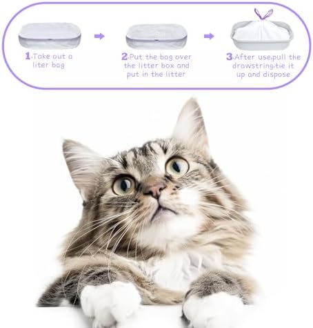 Cat Litter Box Liners, for 24" Cat Pans&Steel Sifting Litter Box - Image 6