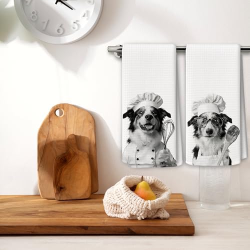 Dog Kitchen Towels Decor Set of 2 - Image 2