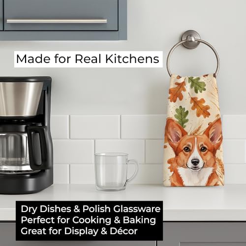 Caroline's Treasures Cardigan Welsh Corgi Dogs Kitchen Towel 15x25 in - Image 3