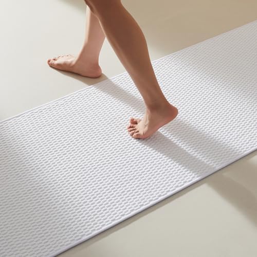TYUU Bathroom Runner Rugs, Long Bath Mat Runner Washable Thin Quick Dry Low by TYUU
