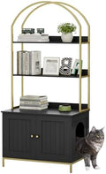 Homhedy Cat Litter Box Enclosure by Homhedy