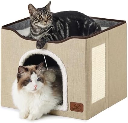 Bedsure Cat House Bed for Indoor Cats by BEDSURE