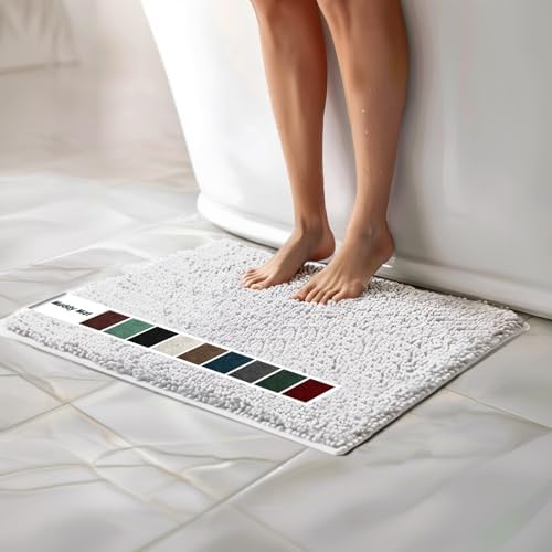 Muddy Mat® | Chenille Bathroom Rugs Quick Dry Microfiber Mats Non Slip Washable by MuddyMat%C2%AE