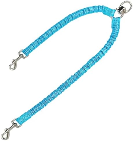 Double Dog Leash Coupler, Different Length Splitter by YUCFOREN