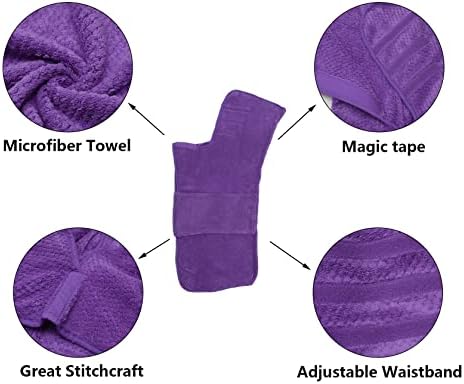Geyecete Pineapple Grid Fast Drying Super Absorbent Dog Cat Bath Robe Towel - Image 2