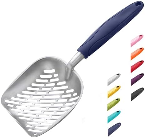 WePet Cat Litter Scoop, Aluminum Alloy Sifter, Kitty Metal Scooper, Deep Shovel by WePet