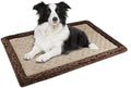 Large Dog Crate Pad 36 inch Memory Foam Dog Kennel Bed Soft Flannel Washable by PAGGEDHOME
