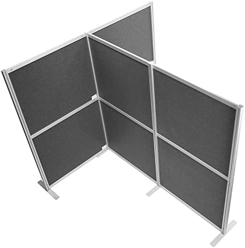 VIVO Dark Gray 66 inch High T Privacy Panel, PP-MWS63D-T by VIVO