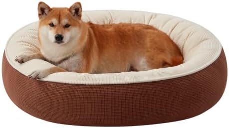 33 in Soft Touch Fleece Donut Dog Bed by BedStillLoveStill