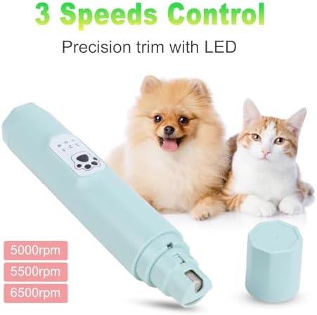 Pet Nail Grinder, Electric Rechargeable Dog Nail Grinding Tool - Image 4
