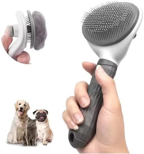 3-Pack Pet Grooming Kit for Dogs & Cats Self-Cleaning Slicker Brush, Deshedding - Image 7