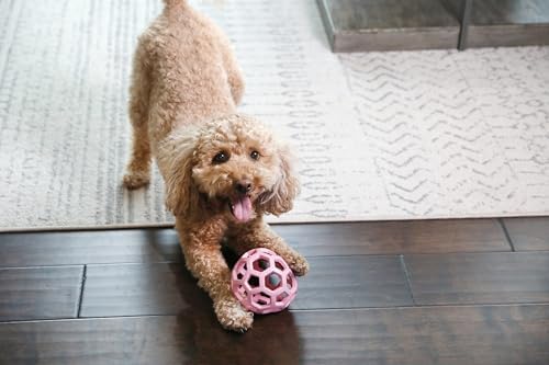 JW Pet HOL-ee Roller Dog Puzzle Ball, Medium 4.5in, Natural Rubber - Image 7