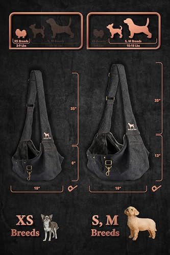 Noah & Paw Dog Sling Carrier for Small Dogs & Cats 5-18 lbs - Image 4