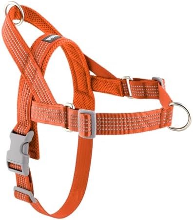 No Pull Dog Harness with Handle, Adjustable Soft Mesh Padded Vest by Fortheloveofpets