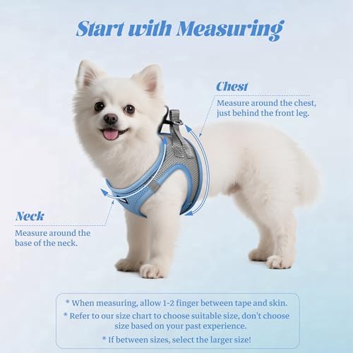 No Pull Dog Puppy Harness and Leash Set Reflective Mesh Vest Large - Image 2