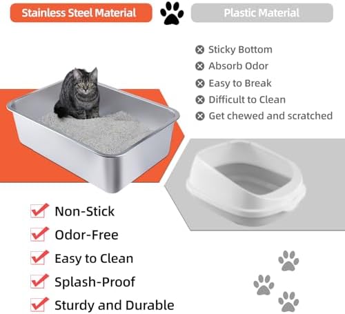 Stainless Steel Cat Litter Box - Image 2