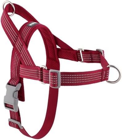 No Pull Dog Harness with Handle, Adjustable Soft Mesh Padded Vest by Fortheloveofpets