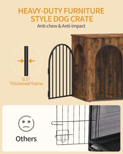 Hzuaneri 46.5'' Dog Crate Furniture, Dog Kennel Indoor - Image 6
