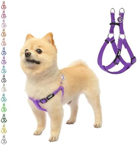 PUPTECK No Pull Dog Harness Small Sized Step-in Adjustable Puppy Vest by PUPTECK