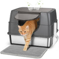 Stainless Steel Litter Box by Makeyourpetslifebetter