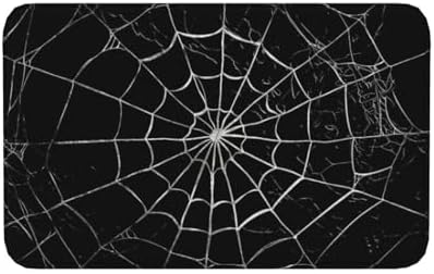 Spider Web Bath Mat Non-Slip Soft Microfiber Bathroom Rugs Washable Bathmat by Unknown