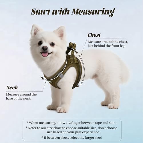 No Pull Dog Puppy Harness and Leash Set Reflective Mesh Vest Medium - Image 2