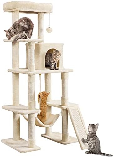 Yaheetech 54in Cat Tree Tower for Large Cats by Yaheetech