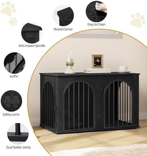 Hzuaneri 39.4'' Dog Crate Furniture, Dog Kennel Indoor - Image 7