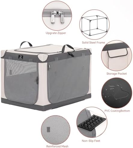 A 4 Pet 36-in Collapsible Soft Dog Crate, Large Dogs - Image 3
