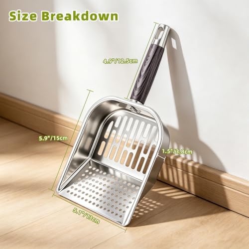 Ownpets Stainless Steel Litter Scoop - Image 5