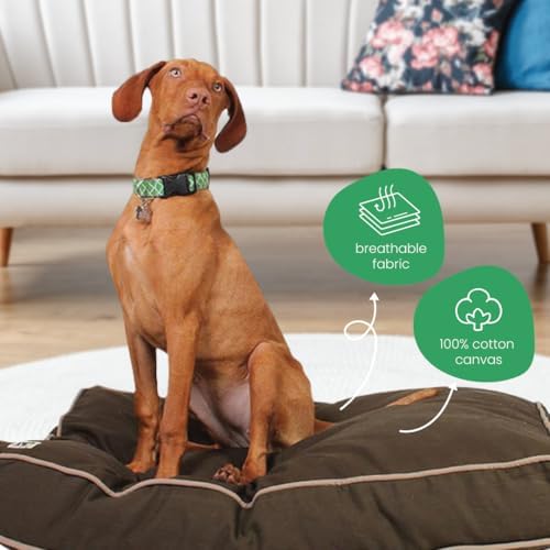 Molly Mutt Dark Brown Dog Bed Cover, Non-Toxic & 100% Cotton - Image 5