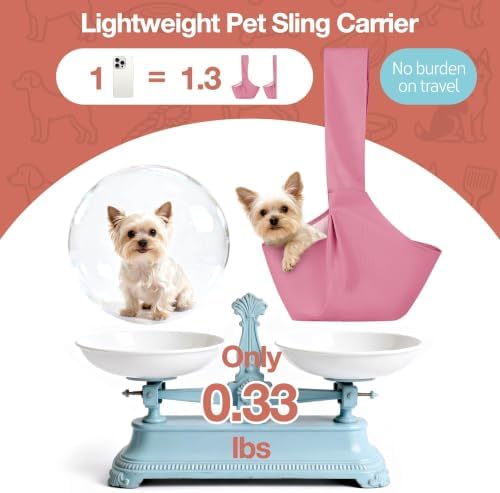YUDODO Dog Sling Carrier for Small Dogs, Lightweight Crossbody Pet Bag - Image 4