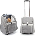 Lollimeow Pet Rolling Carrier, Dog Backpack by Lollimeow