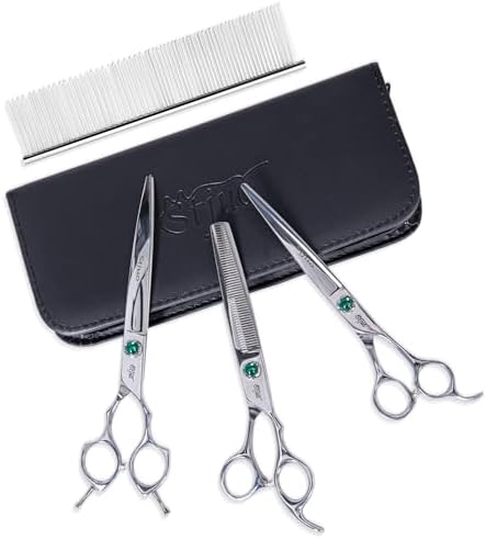 Dog Grooming Scissors Set 4 in 1 Professional Pet Shears Made Of Japanese - Image 5