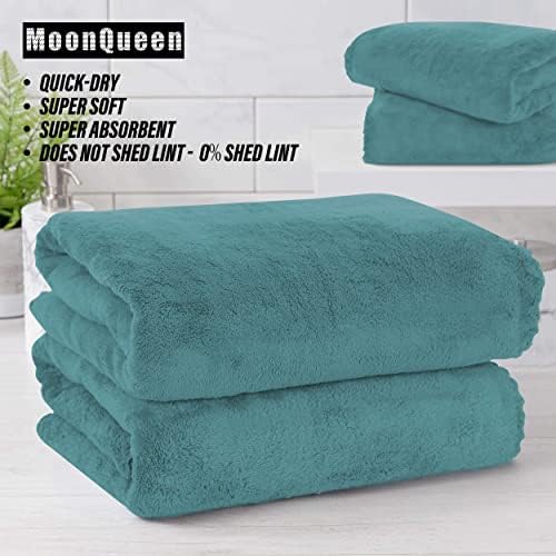 MOONQUEEN 6 Pack Premium Bath Towel Set - Image 6