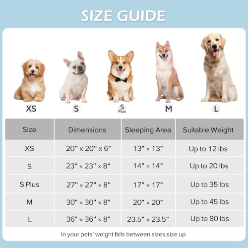 JOEJOY Jacquard Donut Round Small Dog Bed - Image 5