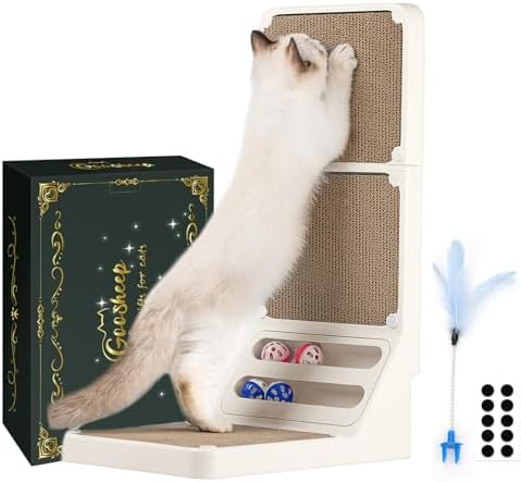 Goosheep Cat Scratching Board Kitten Scratching Ball Wall Scratchers - Image 2