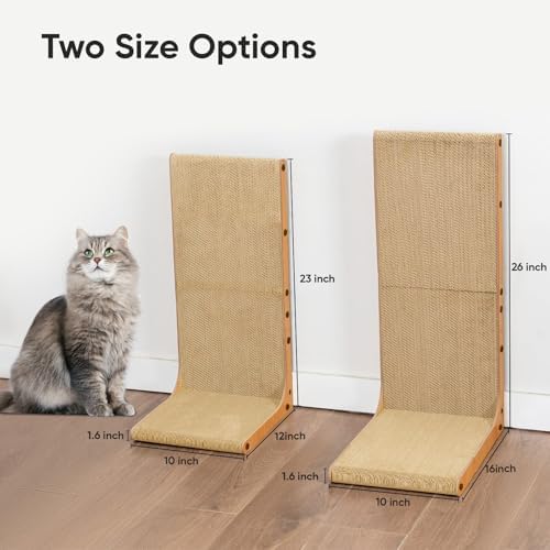 Cat Scratcher, L-Shaped Cat Scratching Pad, 23 Inch - Image 4