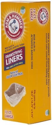 Arm and Hammer Drawstring Cat Litter Box Liners, Large Size, 12 Pack - Image 2