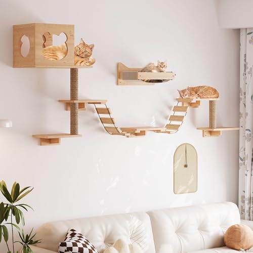 PETKABOO Cat Wall Shelves Cat Wall Furniture - Image 3