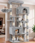 Heybly Cat Tree, 76-Inch Tall Heavy Duty Cat Tower by HEYBLY