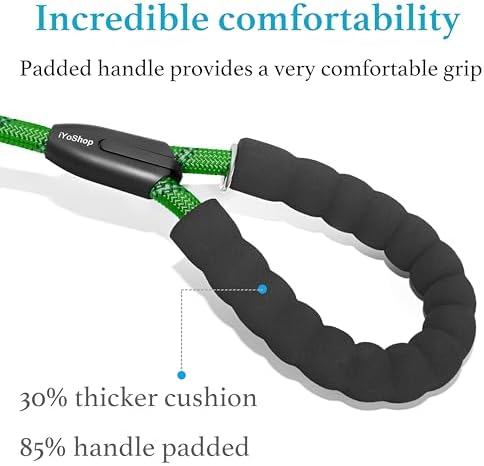 iYoShop Double Dog Leash, 360° Swivel, No Tangle - Image 4