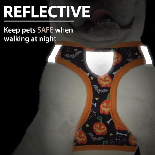 PUPTECK Halloween Dog Harness, Collar and Leash Set No Pull - Image 5