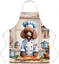 Caroline's Treasures Chocolate Poodle The Chef Apron Cooking Kitchen Server by CarolinesTreasures