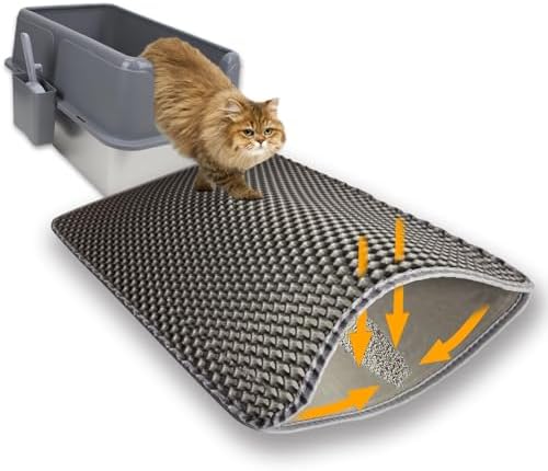 Cat Litter Mat, Double-Layer Honeycomb Litter Mat by Unknown