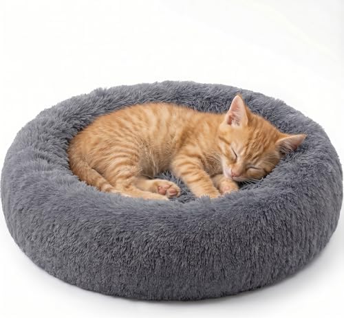 SAVFOX 20 inches Calming Donut Dog Bed by SAVFOX