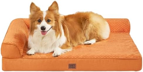 EHEYCIGA Orthopedic Dog Bed, Medium Memory Foam Dog Bed by EHEYCIGA