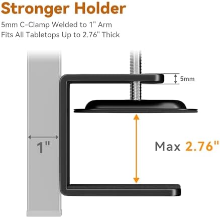 H Shape Dog Grooming Arm for Table, M Size Hammock, 31-43" W - Image 6