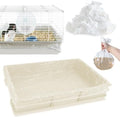 Disposable 50 pcs Small Animal Cage Liners by upcessory